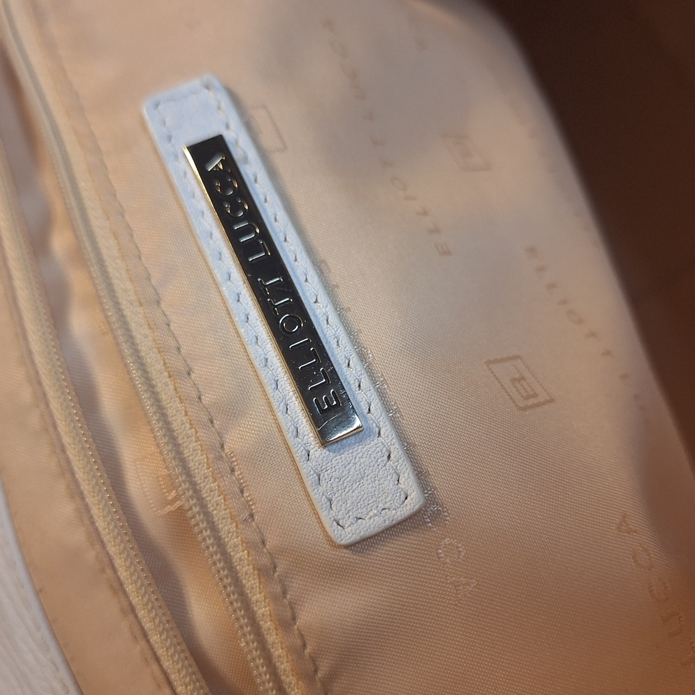 Elliott Lucca White and Tan  Shoulder Bag - Picture 6 of 14